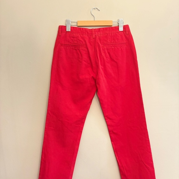HYPERCRUSH Red Cotton Straight Leg Light Weight Chino - Picture 11 of 16